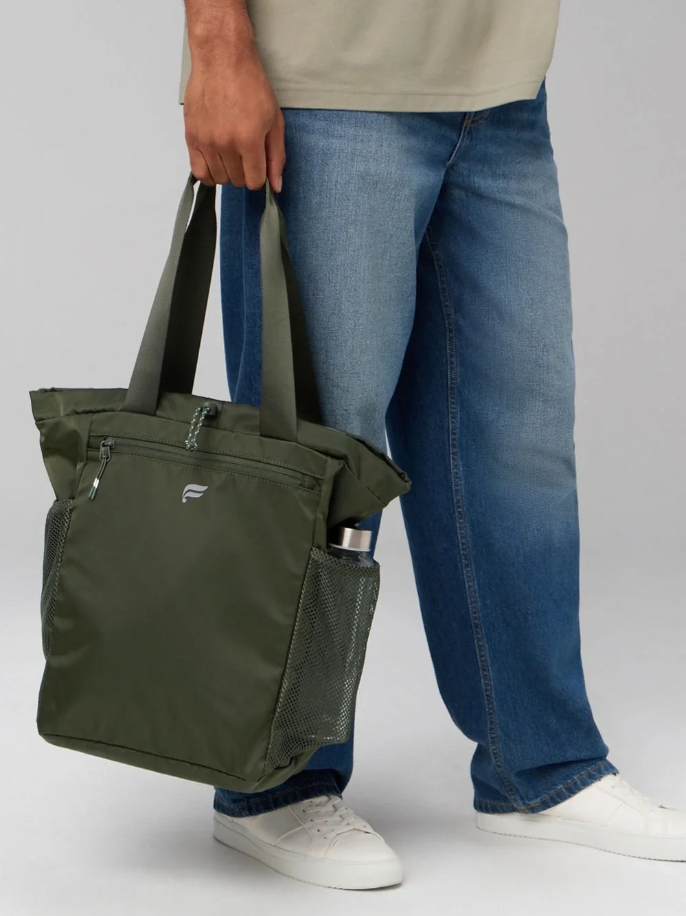 Fabletics Men's Olive Green Utility Backpack Tote Convertible